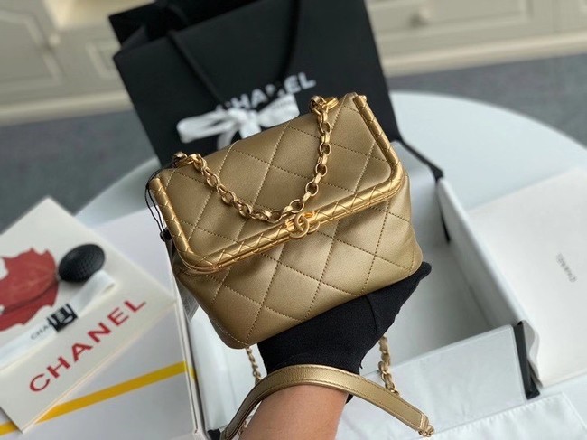 Chanel Original mini Magnet buckle bag AS1886 gold