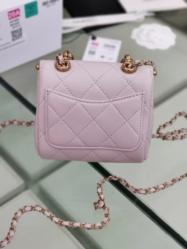 Chanel Original mini Magnet buckle bag AS1886 pink