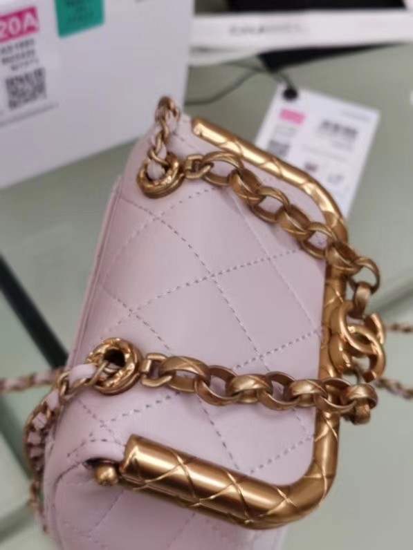 Chanel Original mini Magnet buckle bag AS1886 pink