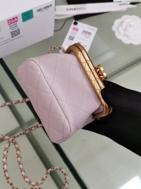 Chanel Original mini Magnet buckle bag AS1886 pink