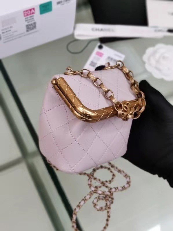 Chanel Original mini Magnet buckle bag AS1886 pink