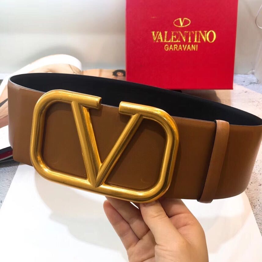 Valentino Original Calf Leather Belt 7.0CM V96783