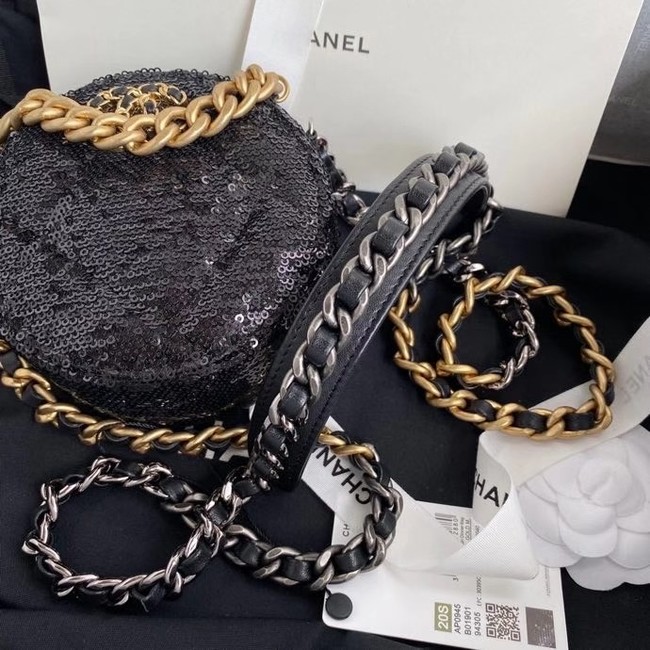 Chanel 19 chain Bag AP0945 black