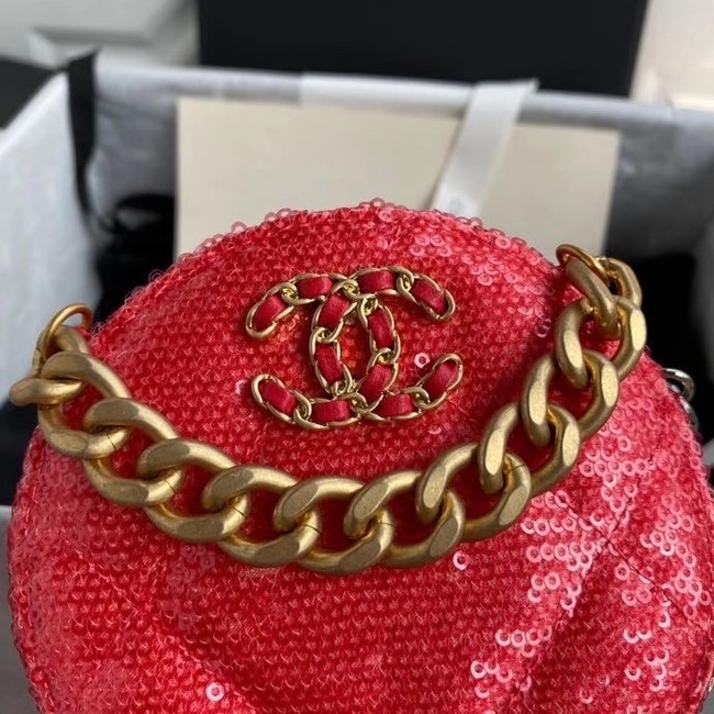 Chanel 19 chain Bag AP0945 red