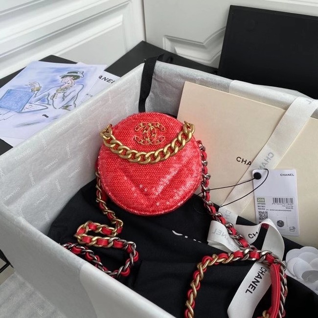 Chanel 19 chain Bag AP0945 red