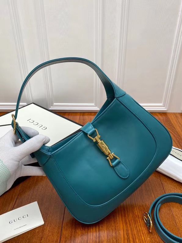 Gucci Jackie 1961 small hobo bag 636709 Turquoise