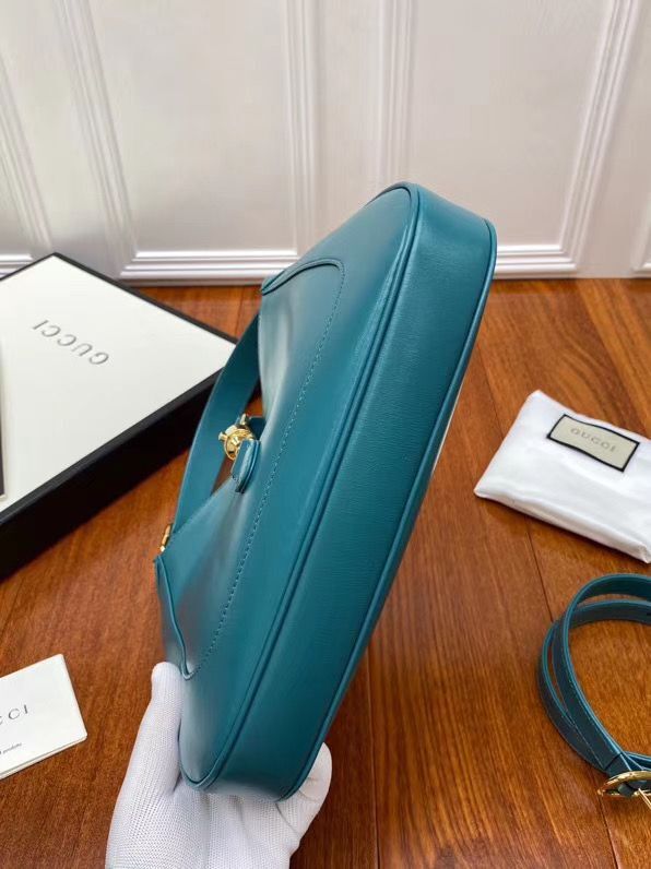 Gucci Jackie 1961 small hobo bag 636709 Turquoise