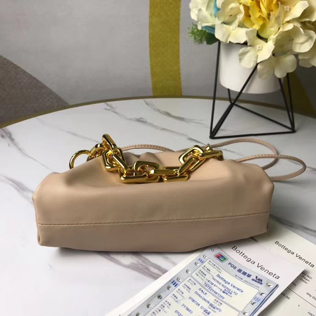 Bottega Veneta THE MINI CHAIN POUCH 620229 ALMOND