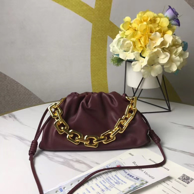 Bottega Veneta THE MINI CHAIN POUCH 620229 Burgundy