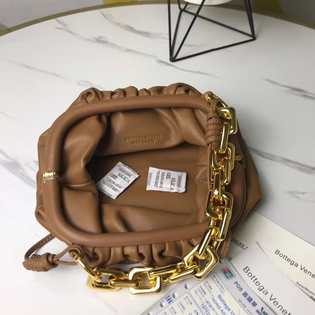 Bottega Veneta THE MINI CHAIN POUCH 620229 brown