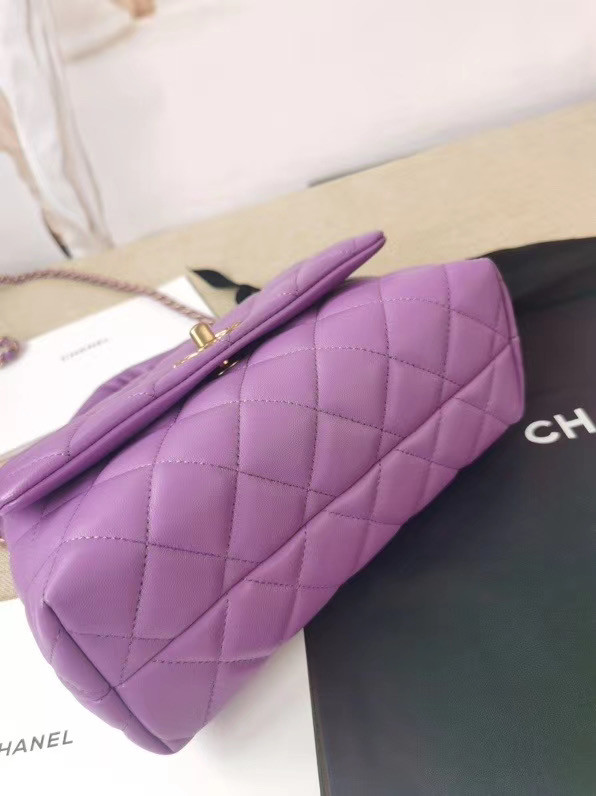 Chanel Original Lather Flap Bag AS2044 Lavender