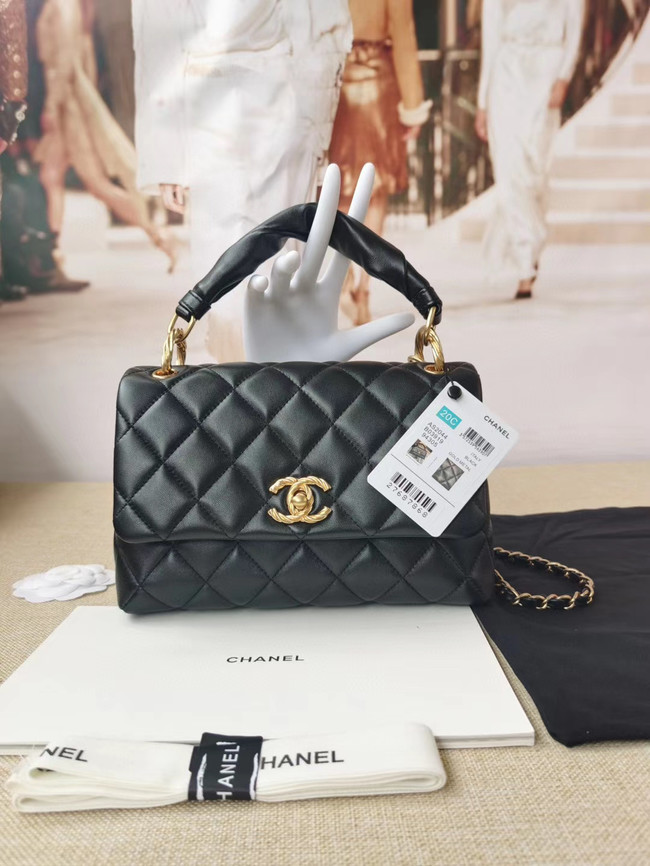 Chanel Original Lather Flap Bag AS2044 black