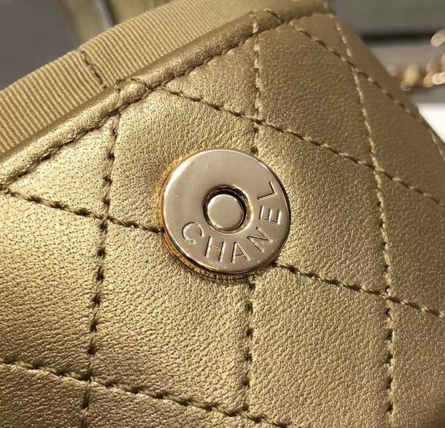 Chanel Original Small chain Clutch bag AP1573 Bronze 