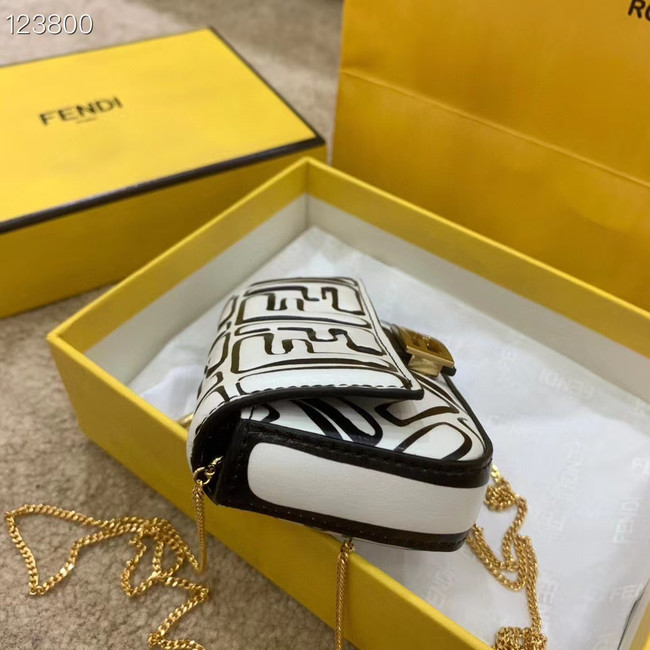 FENDI NANO BAGUETTE CHARM nappa leather 7AR844