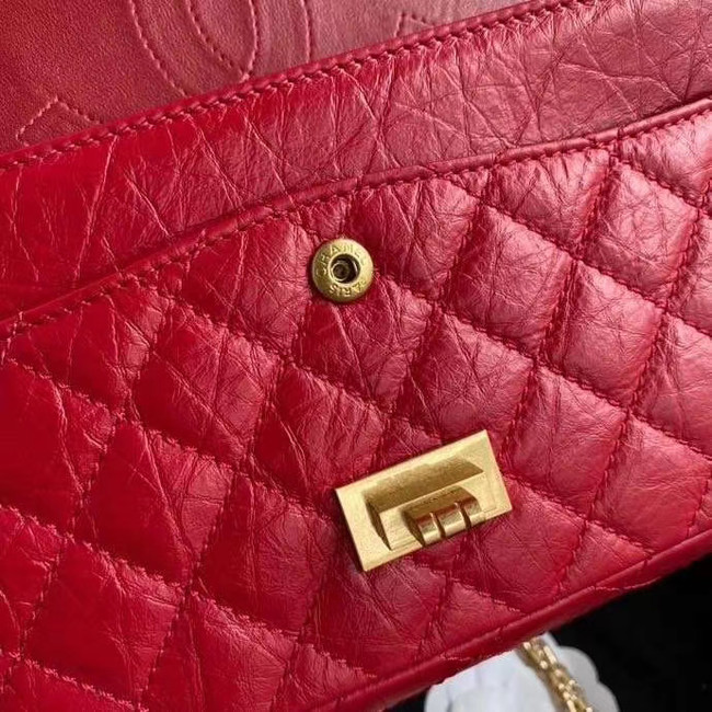 Chanel 2.55 Calfskin Flap Bag A37586 red