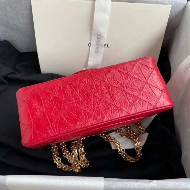 Chanel 2.55 Calfskin Flap Bag A37586 red