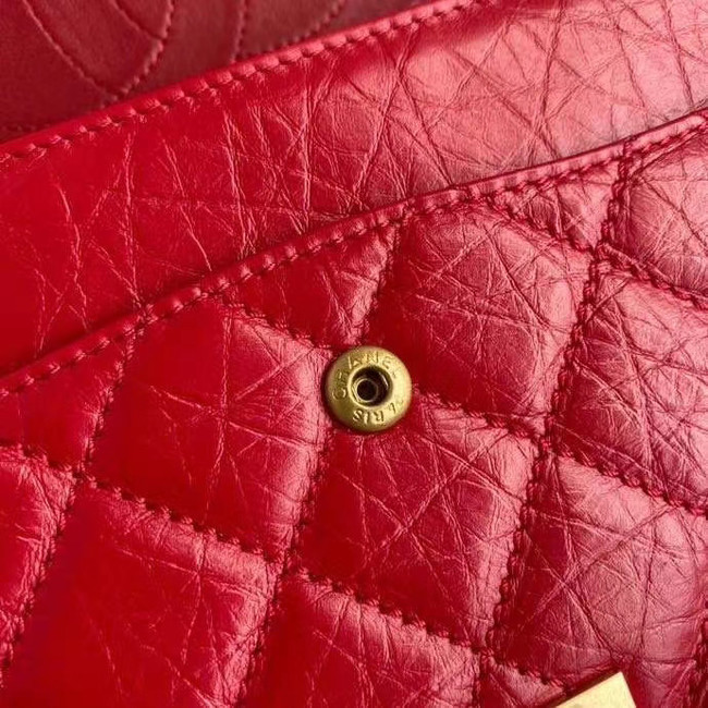 Chanel 2.55 Calfskin Flap Bag A37587 red