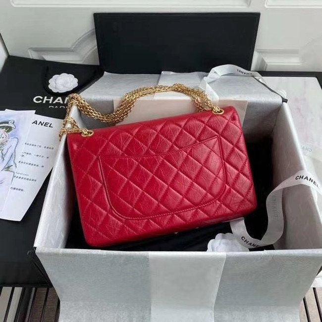 Chanel 2.55 Calfskin Flap Bag A37587 red