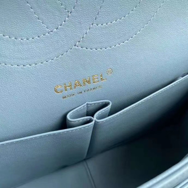 Chanel 2.55 Calfskin Flap Bag A37587 sky blue
