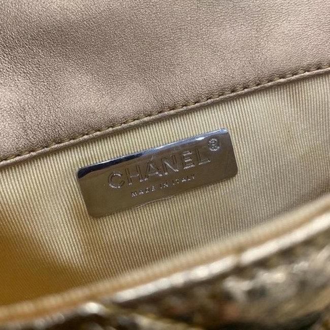 Chanel Flap Original Lambskin Leather Shoulder Bag AS1665 gold