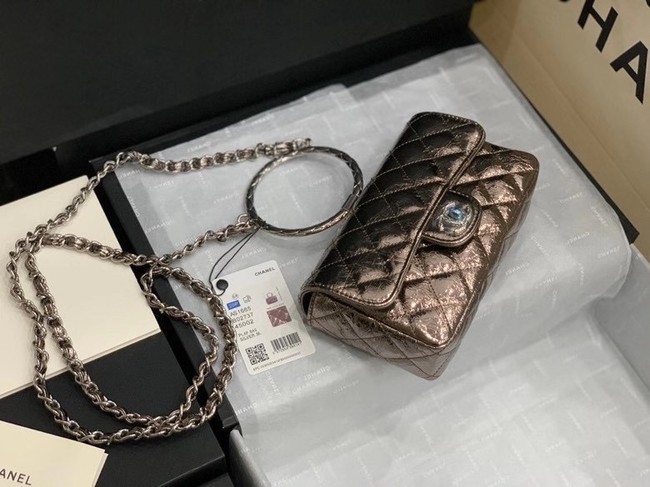 Chanel Flap Original Lambskin Leather Shoulder Bag AS1665 light gold