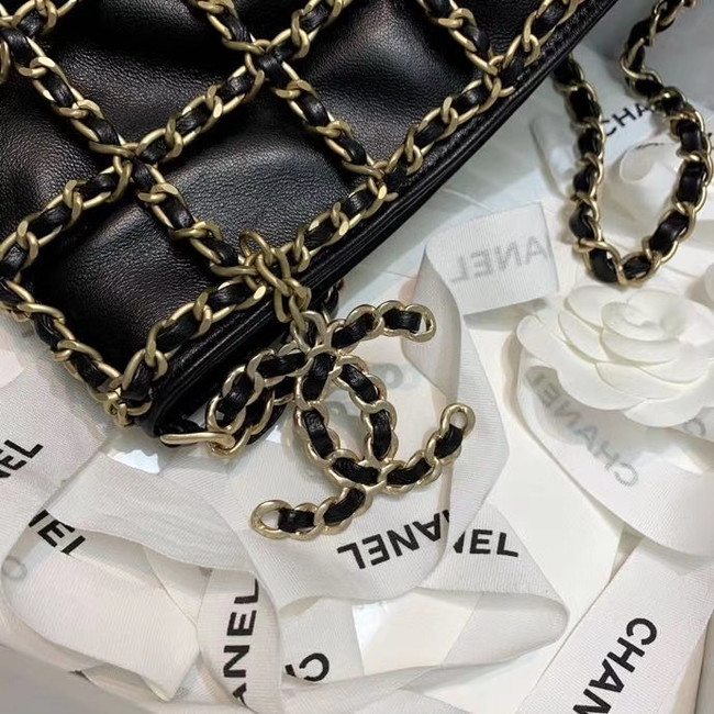 Chanel Original Lambskin Small shopping bag AS1382 black