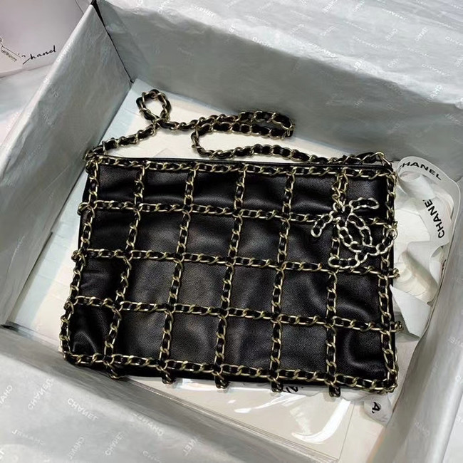 Chanel Original Lambskin Small shopping bag AS1382 black