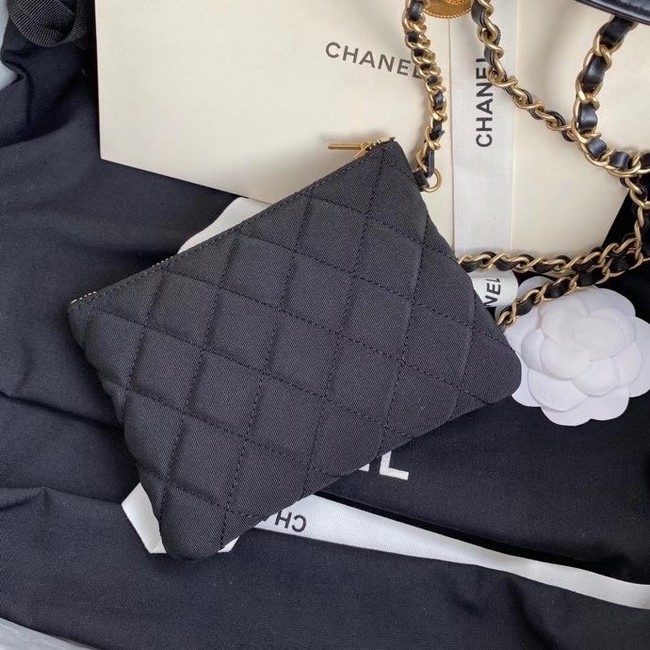 Chanel Original Lather Shopping bag AS1844 black