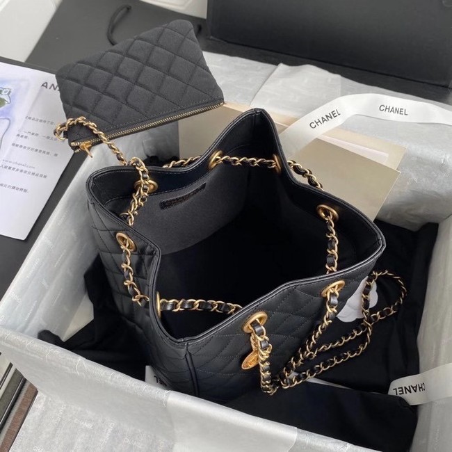 Chanel Original Lather Shopping bag AS1844 black