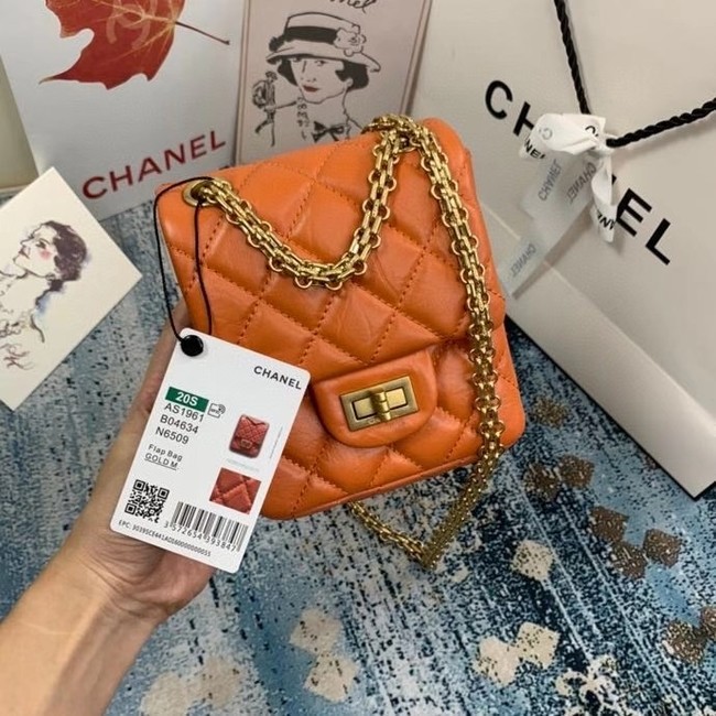 Chanel Small 2.55 Flap Bag AS1961 orange