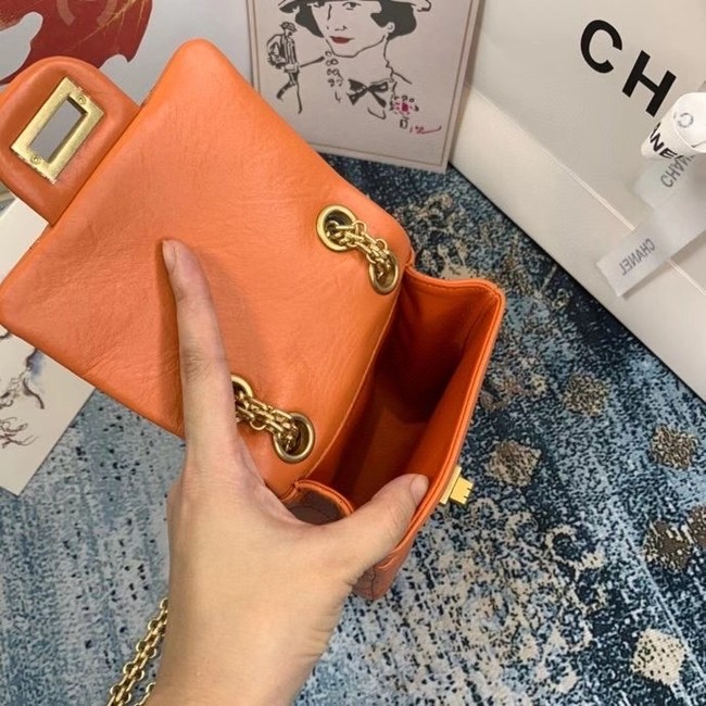 Chanel Small 2.55 Flap Bag AS1961 orange