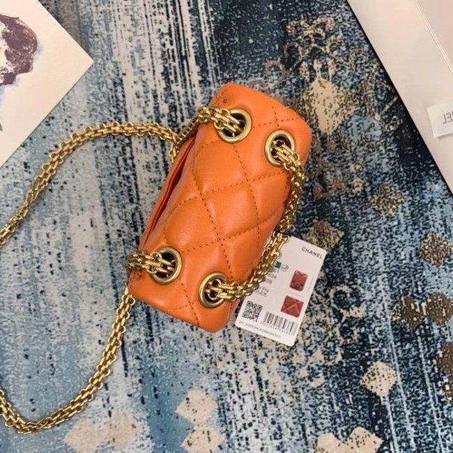 Chanel Small 2.55 Flap Bag AS1961 orange