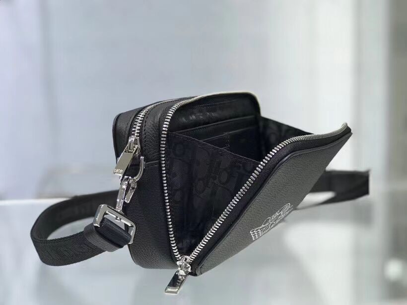 Black Grained Calfskin with DIOR C1911