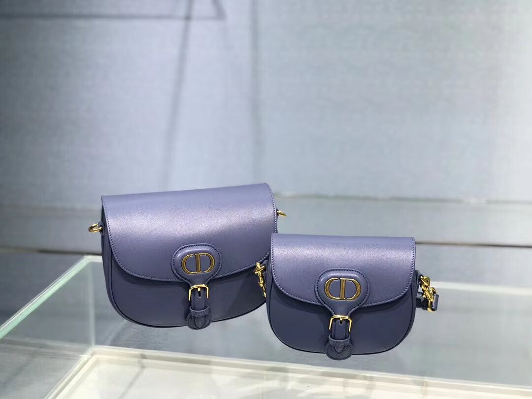 MEDIUM DIOR BOBBY BAG Box Calfskin M9319 Royal Blue