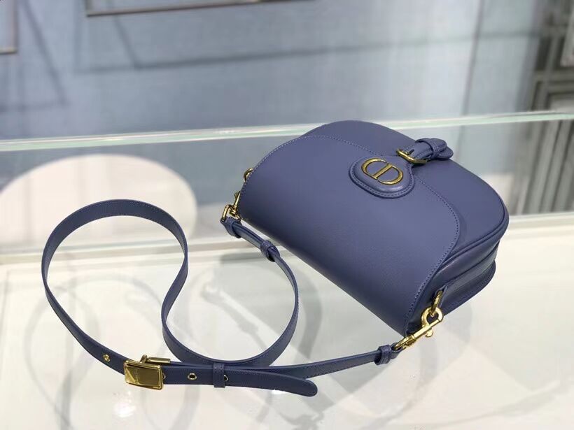 MEDIUM DIOR BOBBY BAG Box Calfskin M9319 Royal Blue