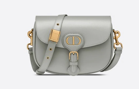 MEDIUM DIOR BOBBY BAG Box Calfskin M9319 grey