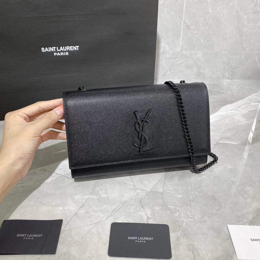 Saint Laurent Monogramme Cross-body Shoulder Bag Y364021 black