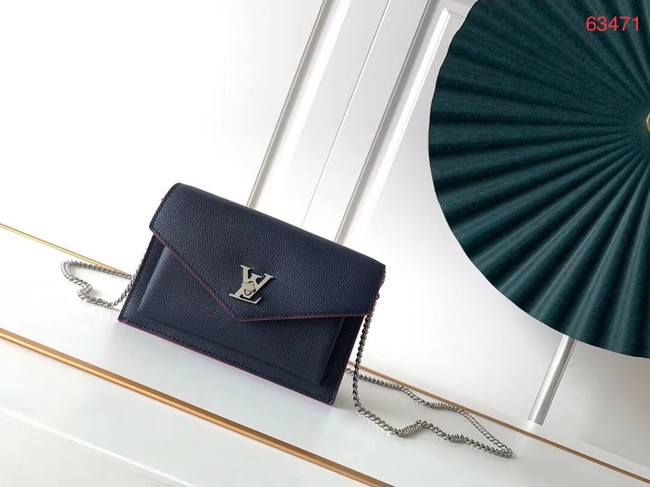 Louis Vuitton Original MYLOCKME Chain Bag M63471 Royal Blue
