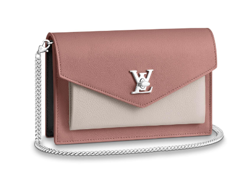 Louis Vuitton Original MYLOCKME Chain Bag M63471 pink&white