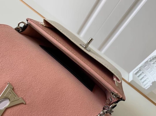 Louis Vuitton Original MYLOCKME Chain Bag M63471 pink&white