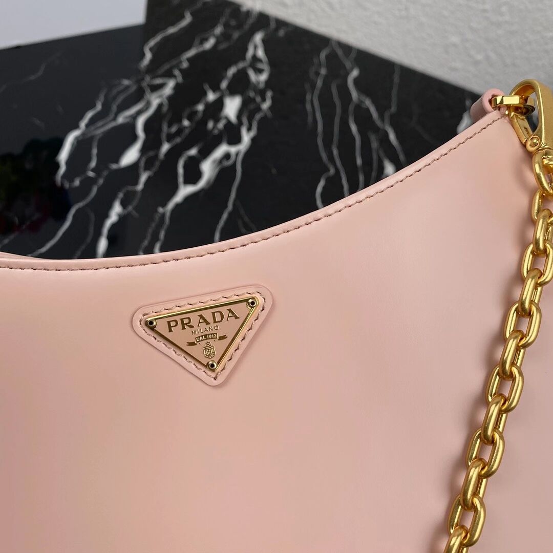 Prada Saffiano leather shoulder bag 2BC148 pink