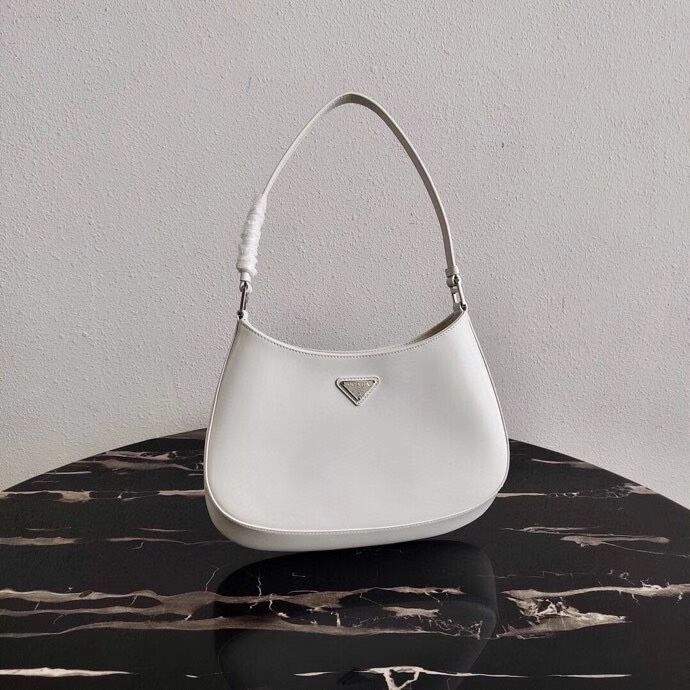 Prada Saffiano leather shoulder bag 2BC499 white