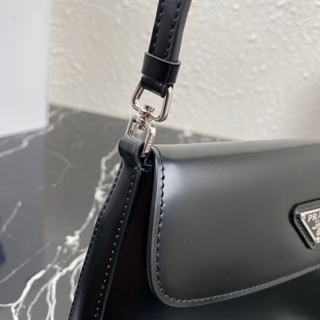 Prada Saffiano leather shoulder bag 2BD311 black