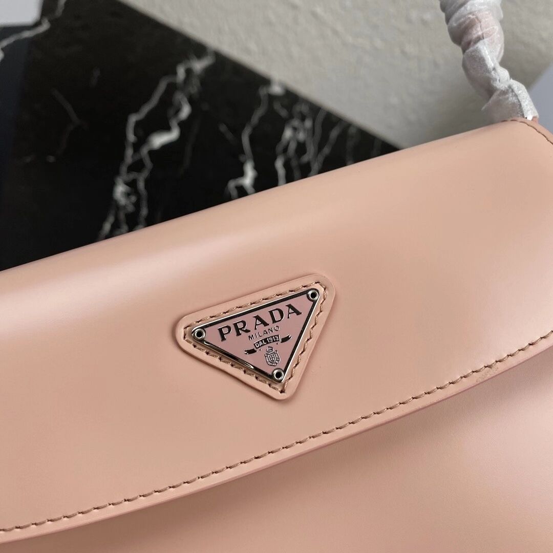 Prada Saffiano leather shoulder bag 2BD311 pink