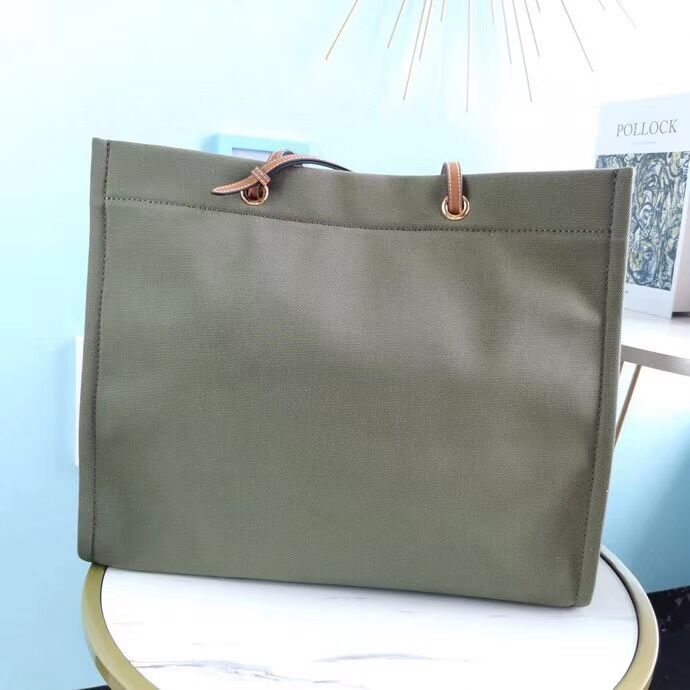 Celine Original Leather shopping Bag CL92172 blackish green