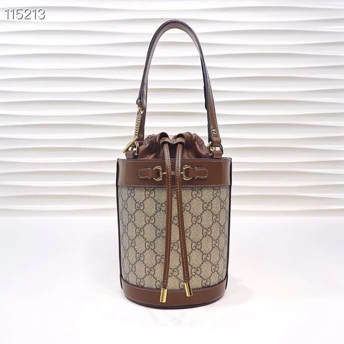 Gucci Horsebit 1955 small bucket bag 637115 brown