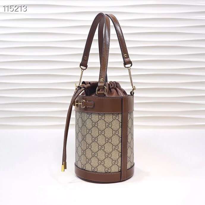 Gucci Horsebit 1955 small bucket bag 637115 brown