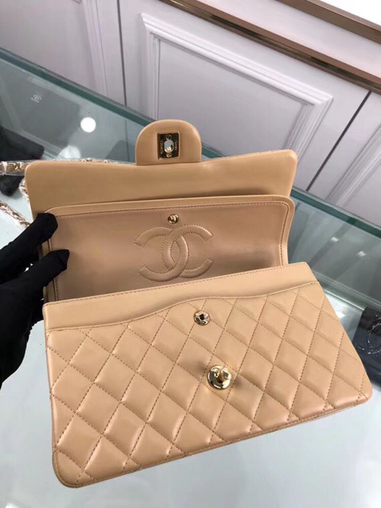 Chanel 2.55 Series Flap Bags Original  A1112 Apricot