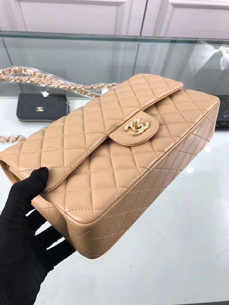 Chanel 2.55 Series Flap Bags Original  A1112 Apricot