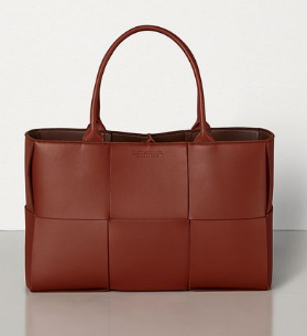 Bottega Veneta ARCO TOTE 609175 Rust Bark